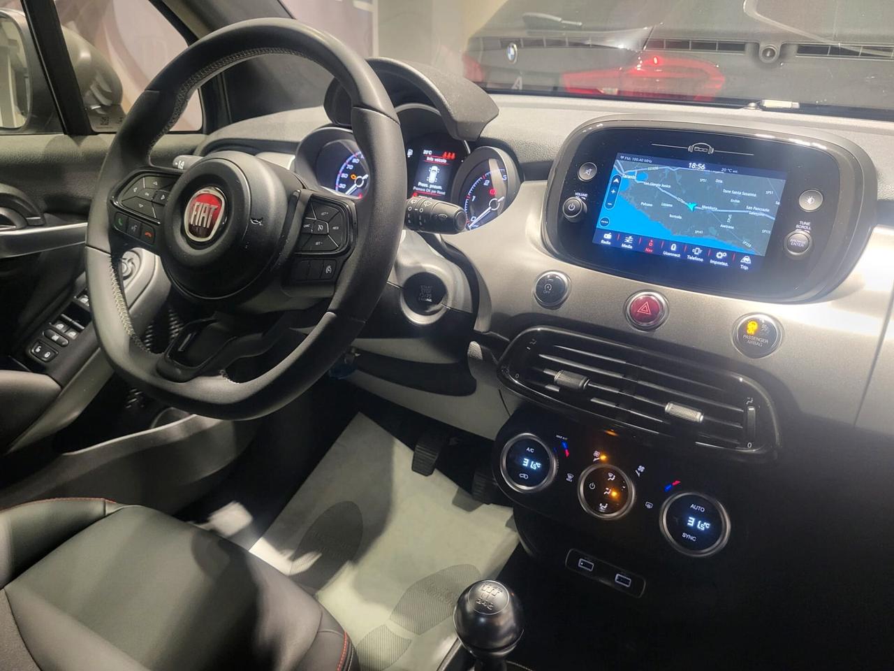 Fiat 500X 1.6 MultiJet 130 CV Sport+Full Led+Pelle+Navy...