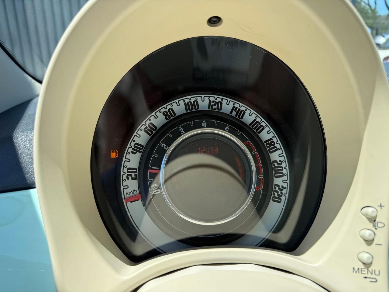 Fiat 500 1.2 Lounge ADATTA A NEO PATENTATI SOLO 54.000 Km