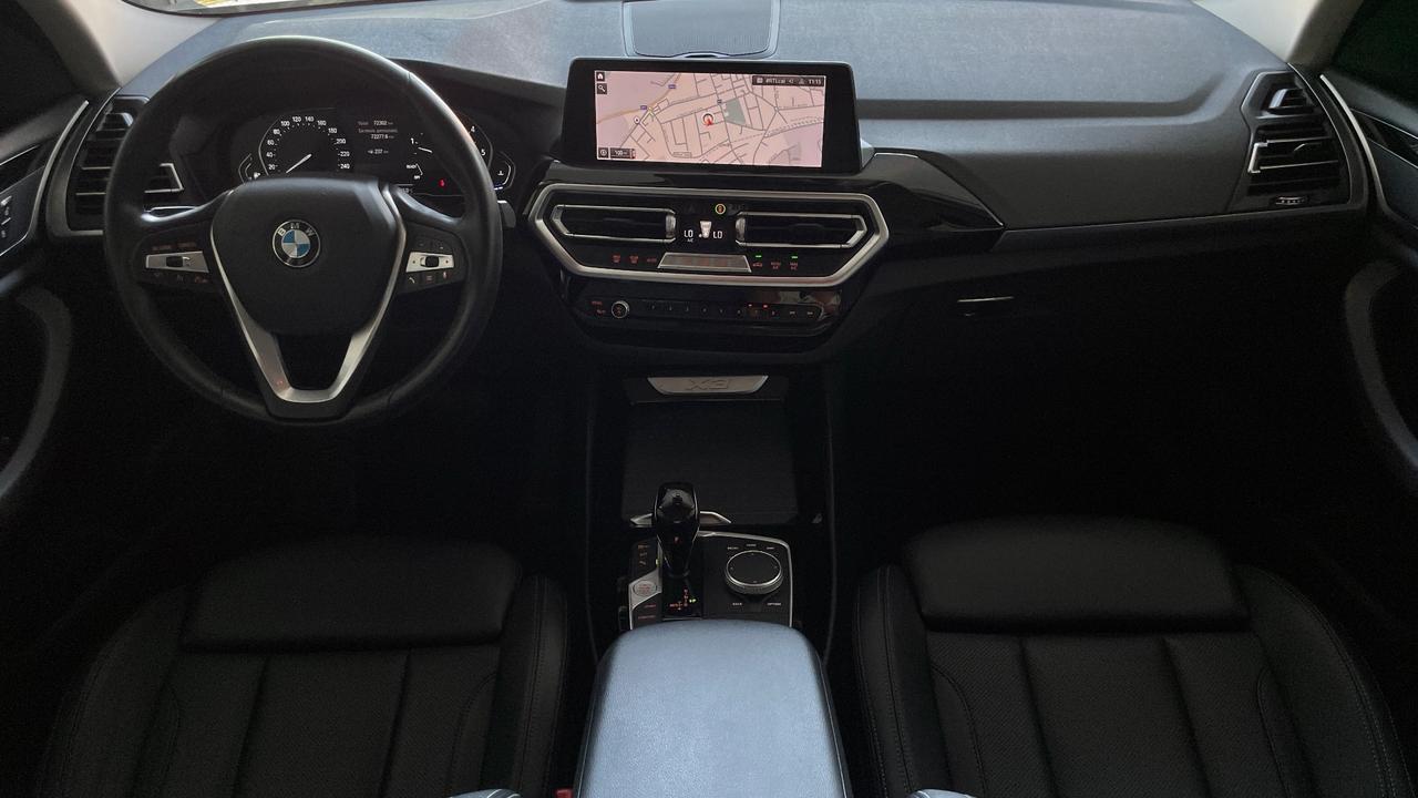 BMW X3 X-DRIVE 20D 48V 2.0 BUSINESS ADVANTAGE 190 CV - FULL LED, PELLE, TELECAMERE 360°