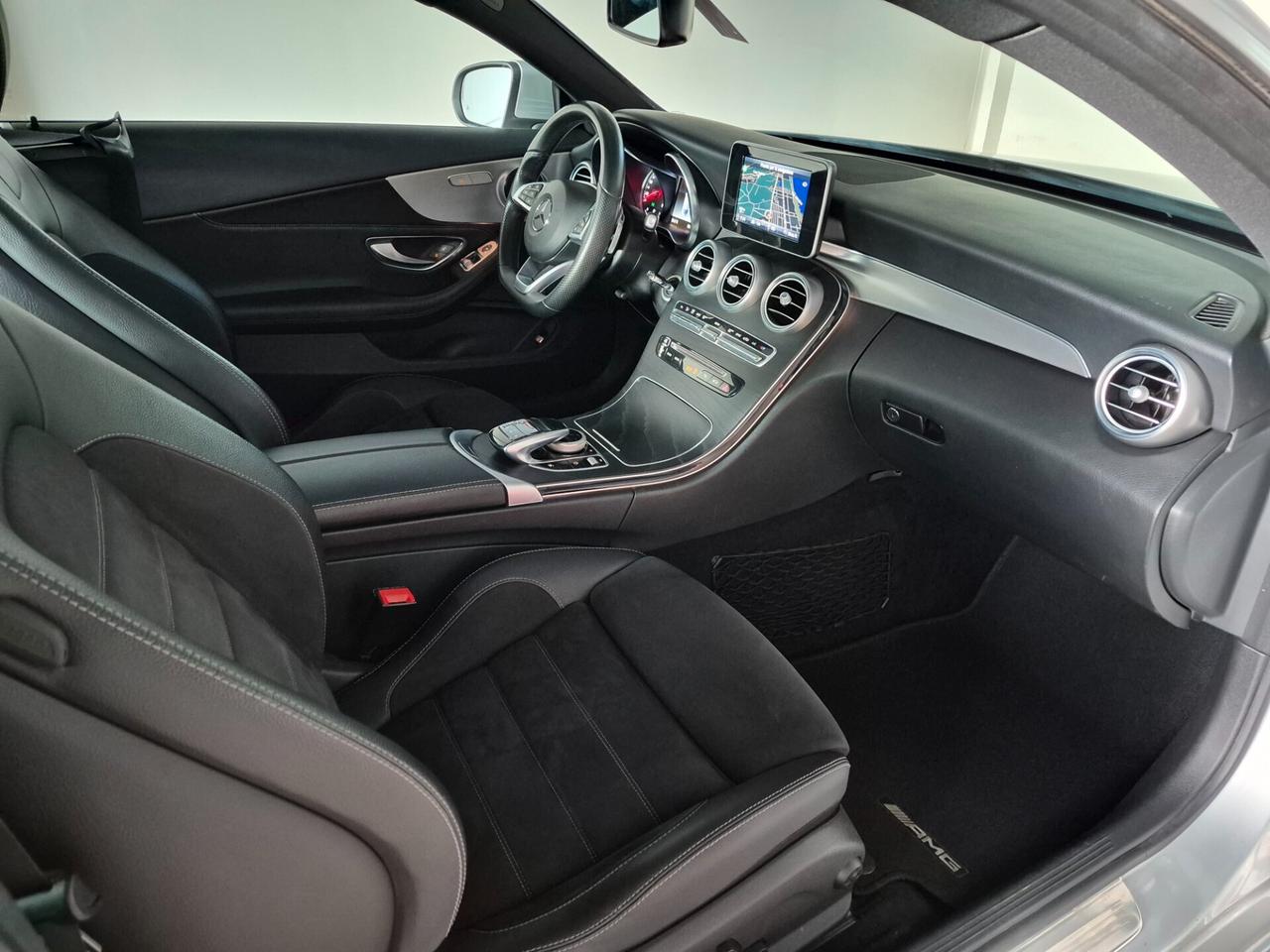 Mercedes-Benz C 250 D COUPE' AUTO PREMIUM AMG TETTO PANORAMICO APRIBILE LED NAVI RETROCAMERA *TUTTI I TAGLIANDI ESEGUITI IN MERCEDES*