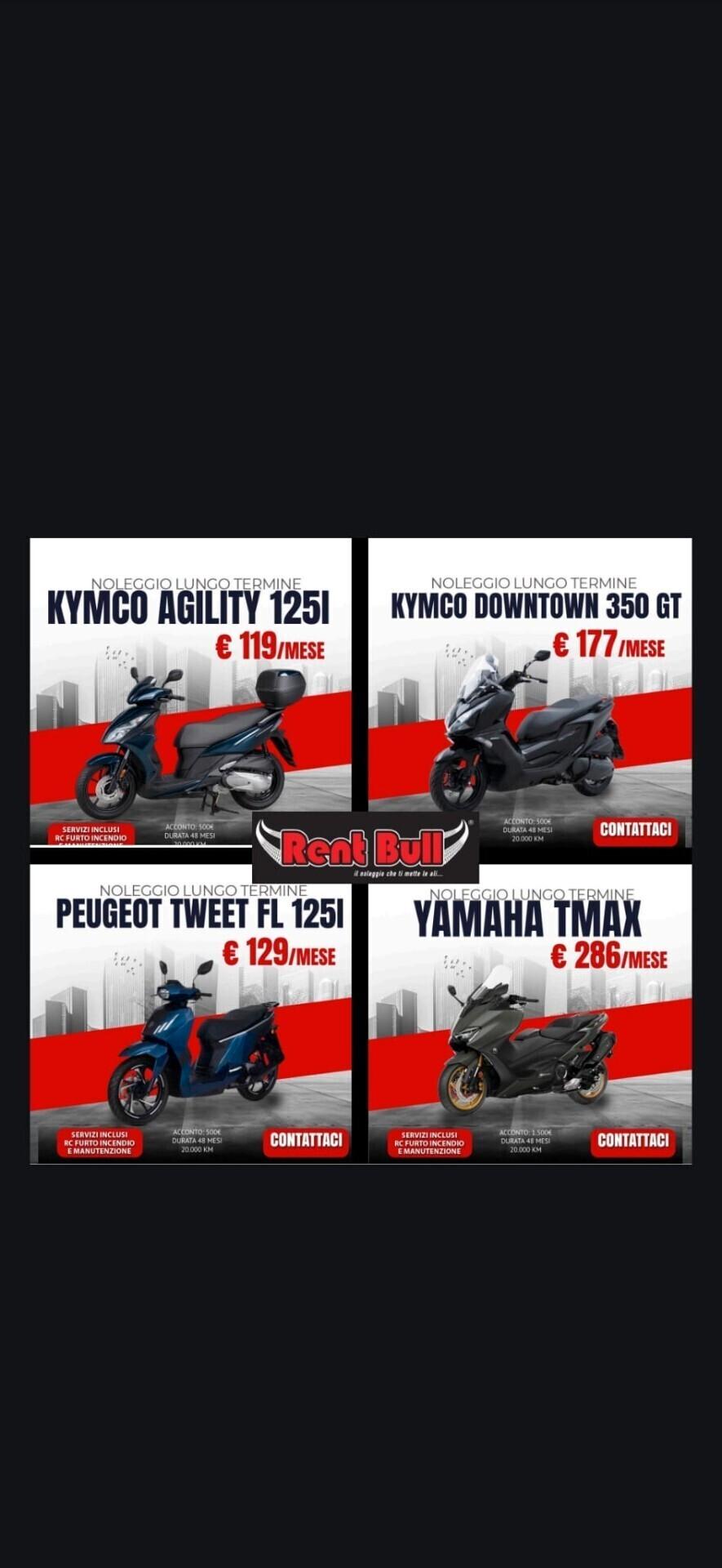 NOLEGGIO MOTO A LUNGO TERMINE DA €119/MESE