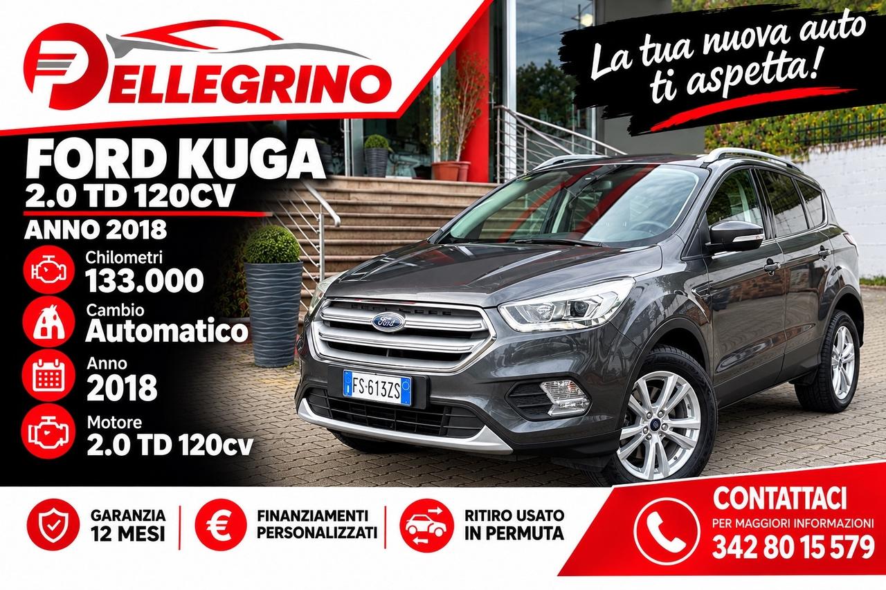 Ford Kuga 2.0 TDCI 120 CV S&S 2WD Powershift Titanium