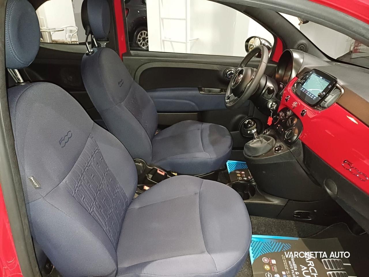 Fiat 500 1.0 Hybrid GPL con NAVIGATORE DI SERIE