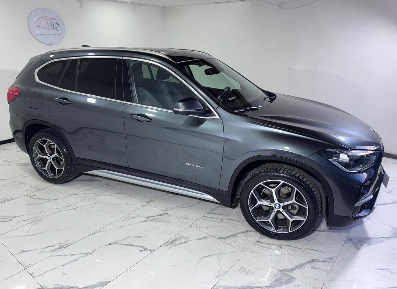 Bmw X1 sDrive18d xLine-tetto apribile-garantita