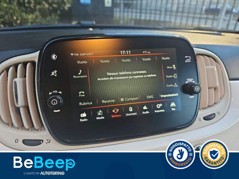 FIAT 500C 1.2 LOUNGE S&S 69CV MY19