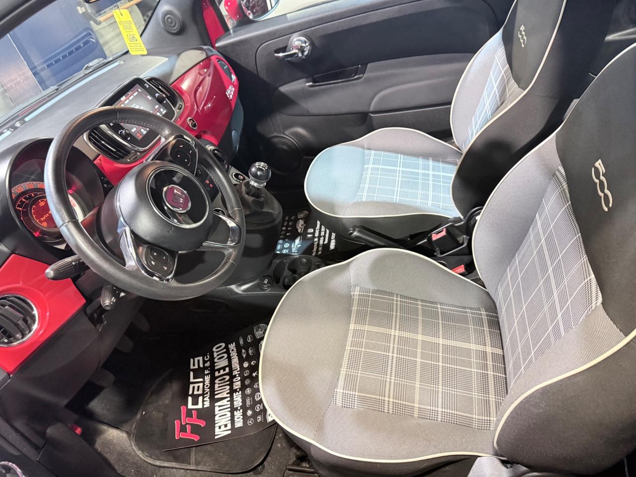 Fiat 500 1.0 Hybrid Red
