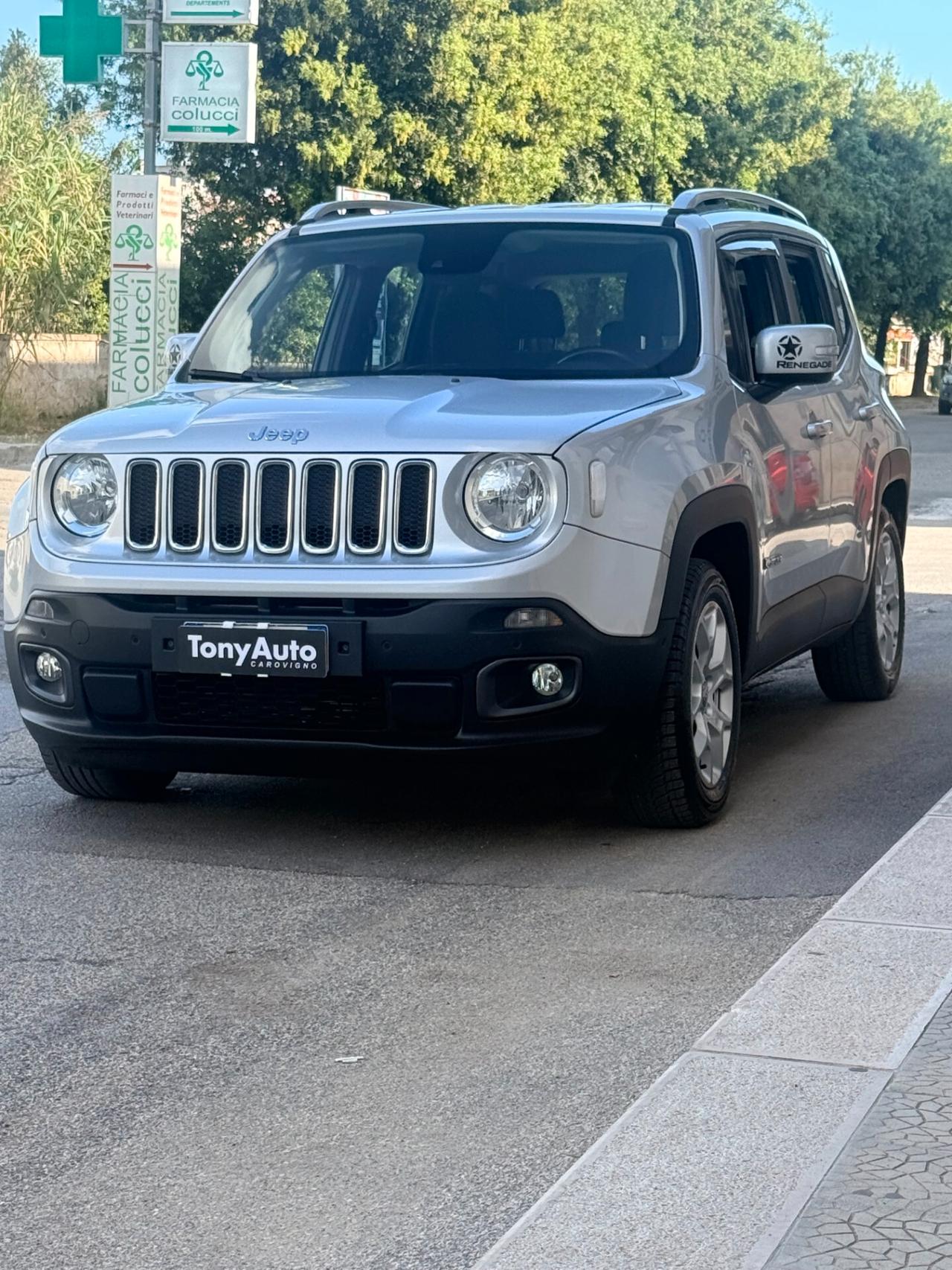 Jeep Renegade 1.4 GPL Limited 140cv NAVI,BLOCK SHAFT ,ANDROID AUTO,SENS.PARK.KM CERTIFICATI,UNI PROP.