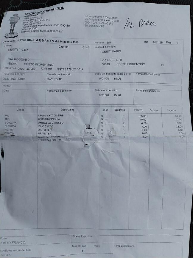 Ford Fiesta Fiesta 1.2 5p. 160000km 2007 distribuzione e tagliando fatto