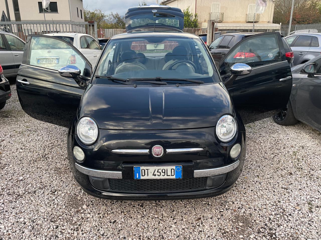 Fiat 500 1.2 BENZINA nero met. TAGLIANDO COMPLETO
