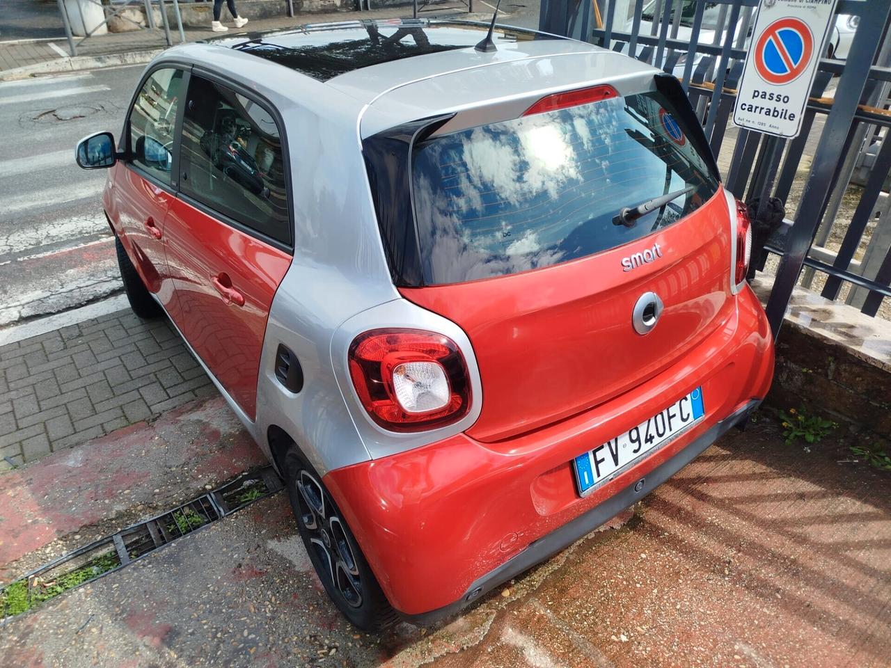 SMART FORFOUR 1.0 PASSION *PREZZO VERO* UNIPRO' TETTO KM CERTIFICATI ITALIANA
