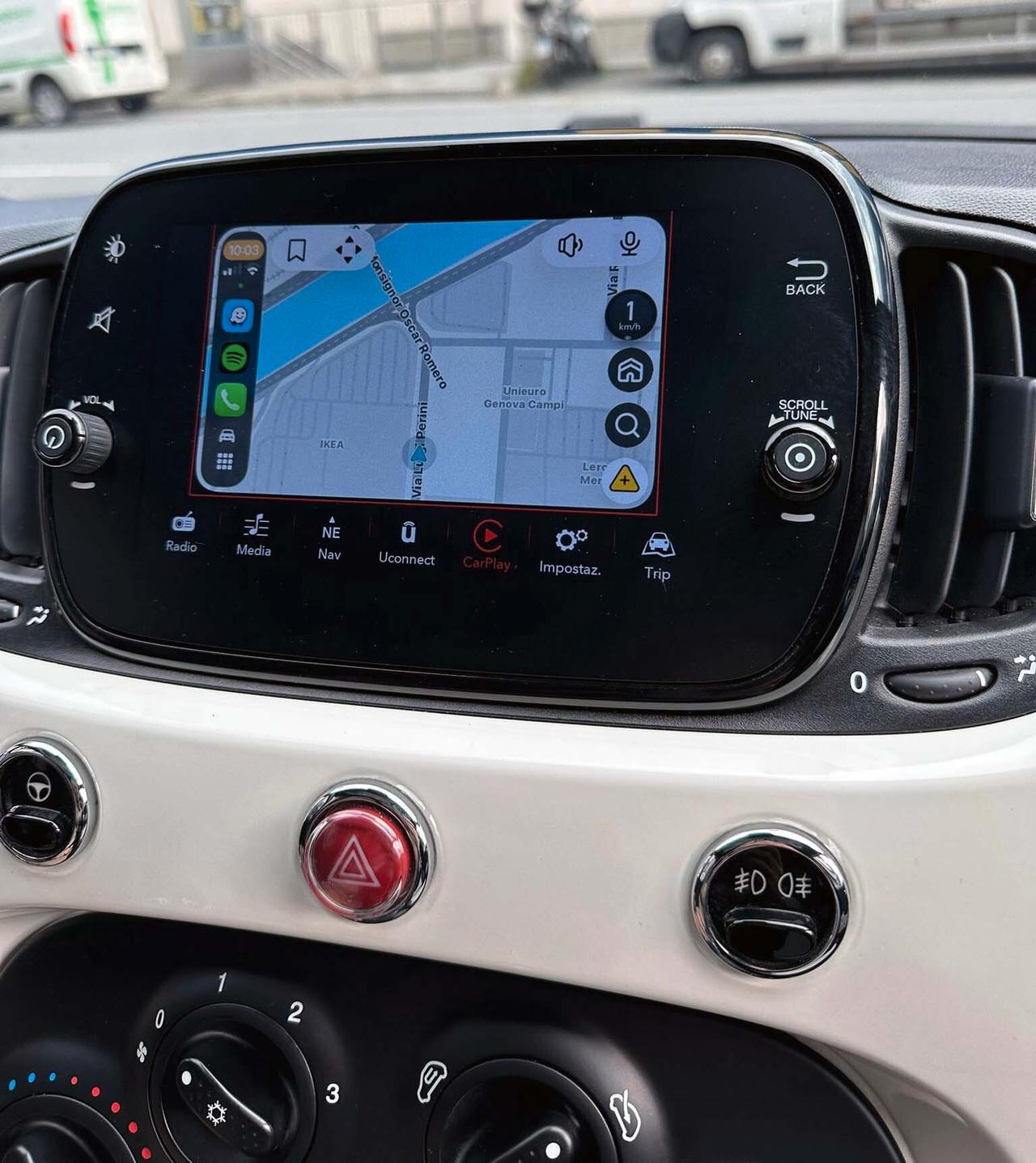 Fiat 500 1.0 Hybrid Dolcevita Interni Misto Pelle