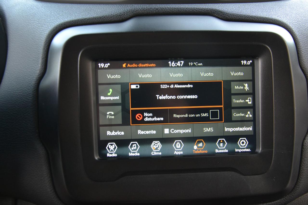 Jeep Renegade 1.0 120CV SCHERMO GRANDE PREZZO SENZA VINCOLI UNIPRO FATTURABILE GARANZIA 12 MESI
