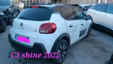 Citroen C3 shine incidentata sinistrata mondialcars km 3100