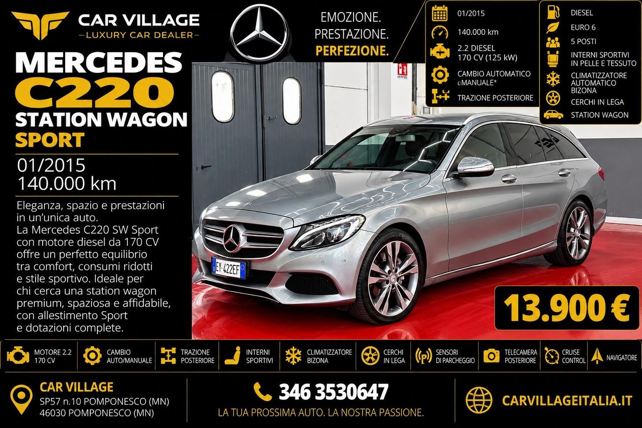 Mercedes-benz C 220 BlueTEC S.W. Automatic Sport