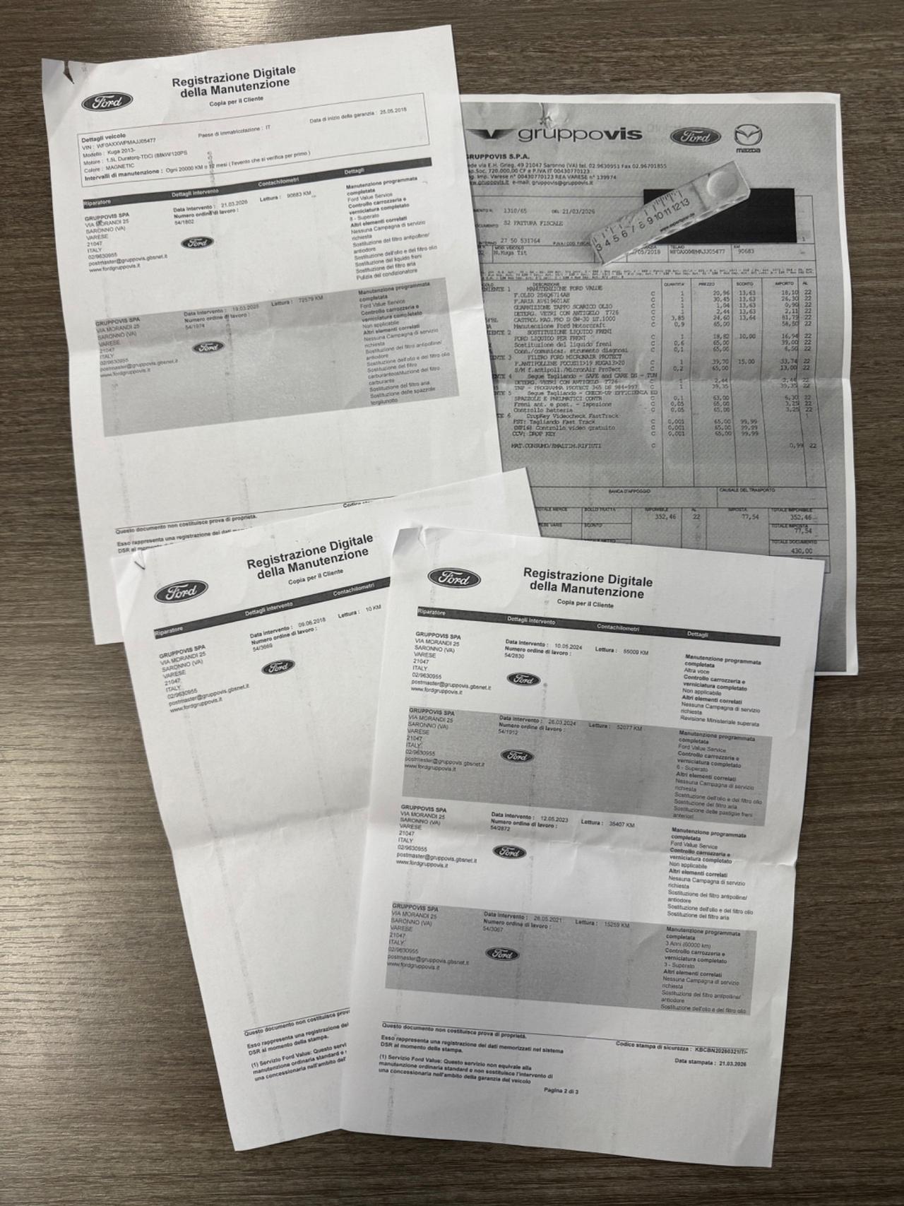 Ford Kuga 1.5 TDCI 120 CV Titanium Finanziabile