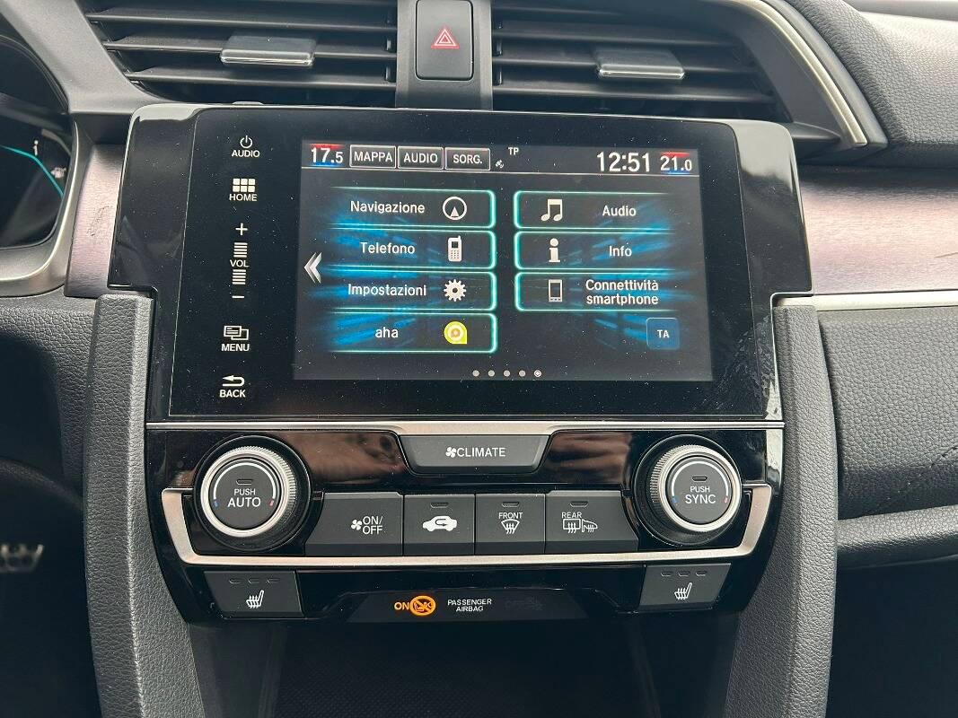 Honda Civic X 2017 4p Civic 4p 1.5 Elegance Navi