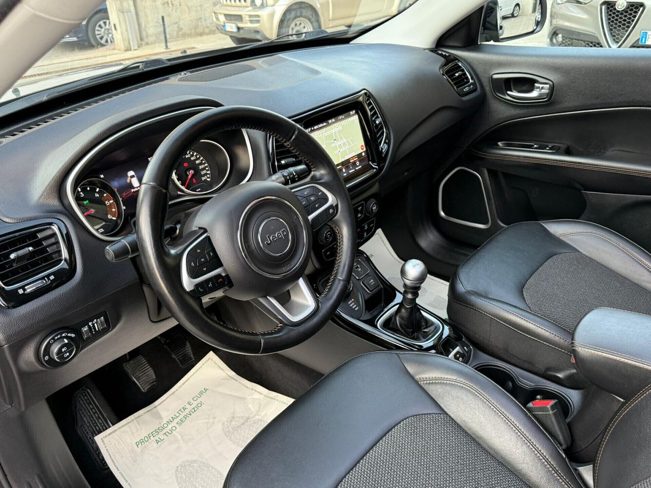 Jeep Compass 2.0MJT 4WD MANUALE-TETTO-CAMERA-PELLE-NAVI