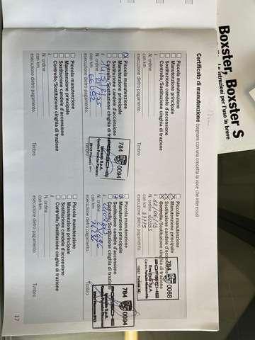 Porsche Boxster 2.7 240cv Book Service Tagliandi Porsche