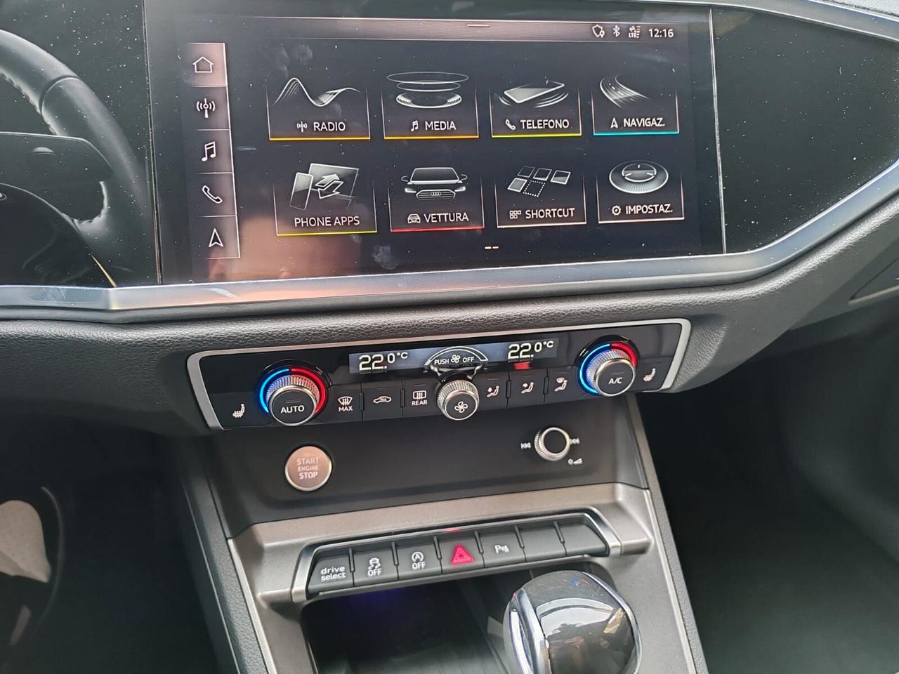 Audi Q3 35 TDI S tronic Business Advanced Carplay Luci Ambiente