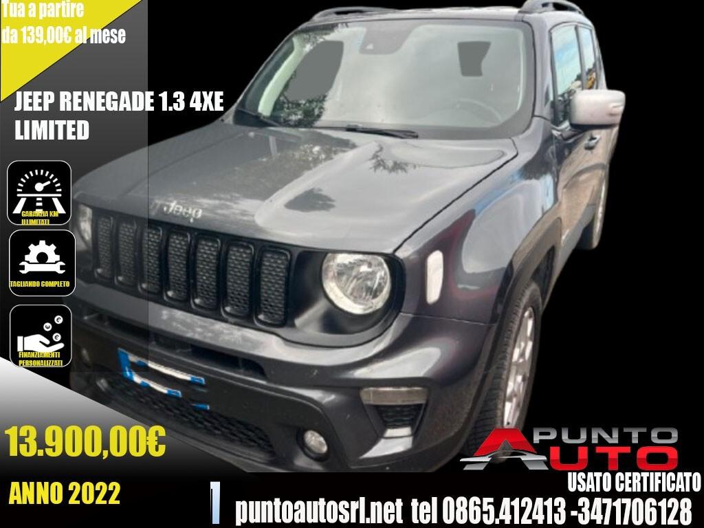 Jeep Renegade 1.3 T4 190CV PHEV 4xe AT6 Limited