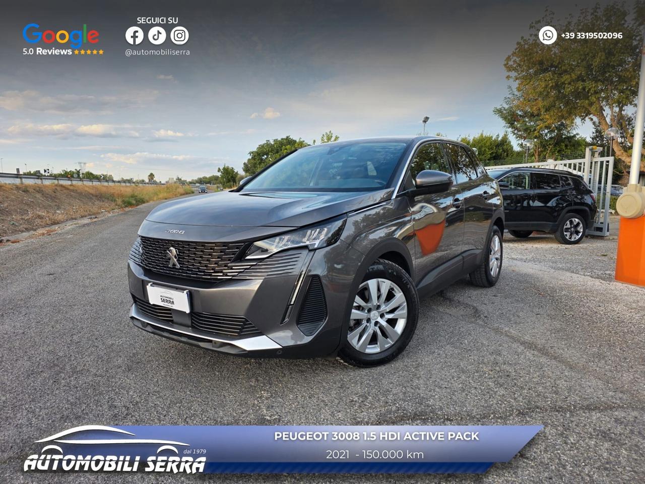 Peugeot 3008 BlueHDi 130 S&S EAT8 Active Pack