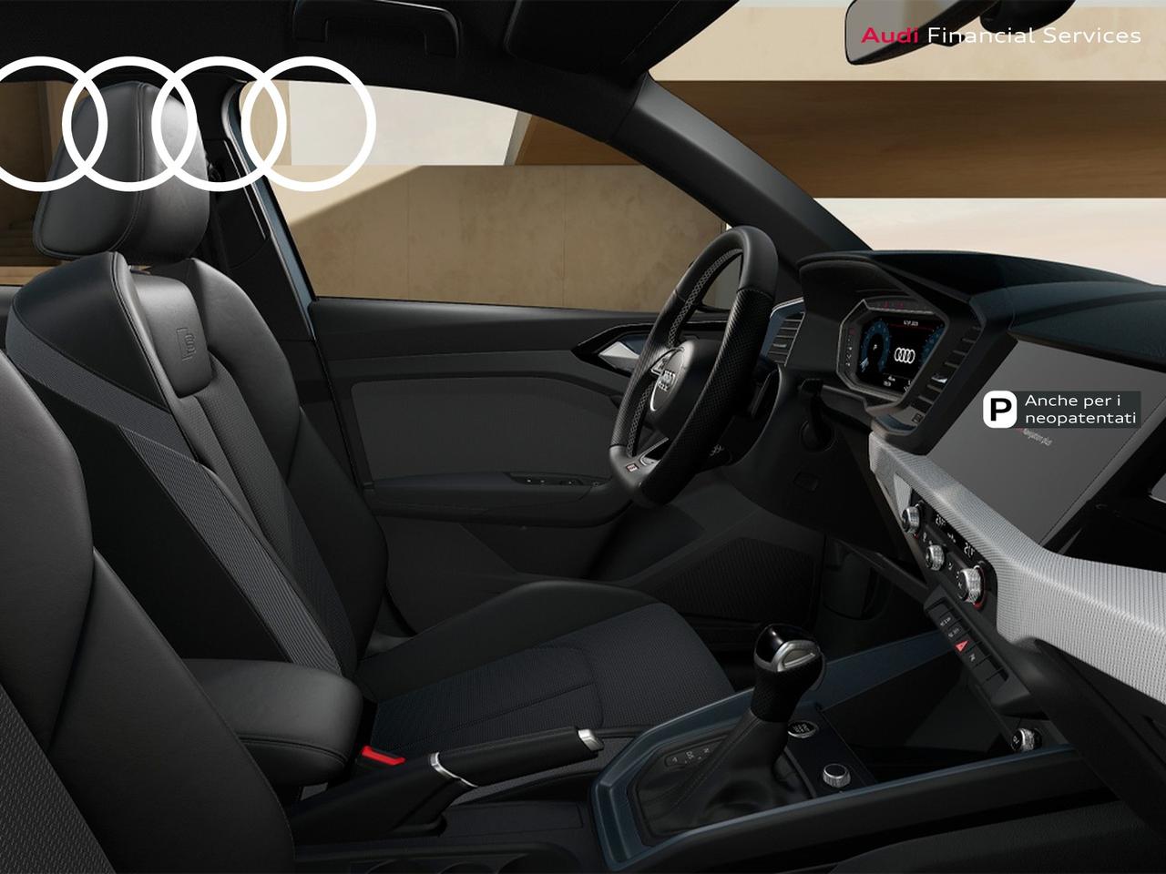 Audi A1 sportback 35 1.5 tfsi identity black s-tronic