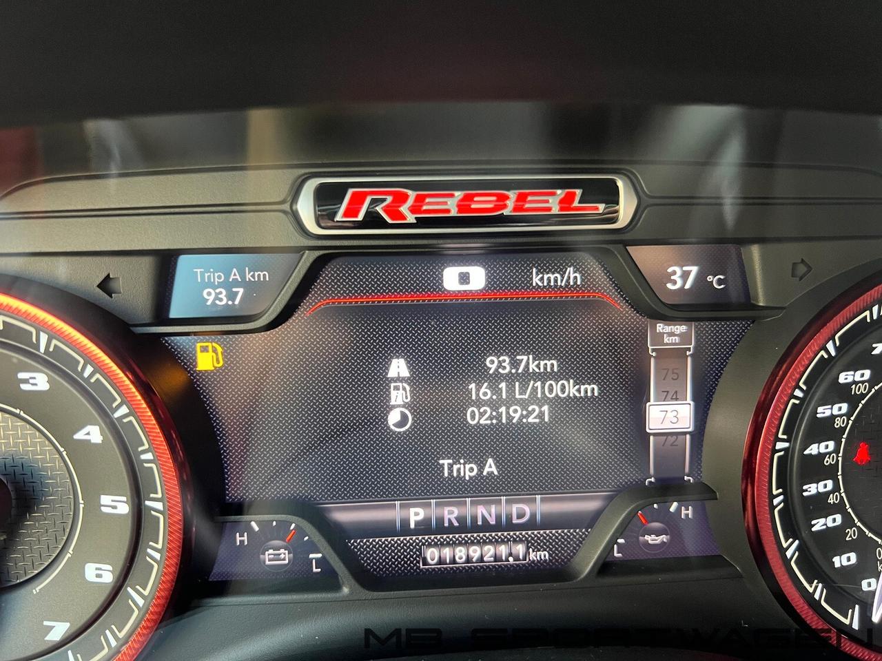 DODGE RAM REBEL - 5.7 V8 MILD HYBRID GARANZIA COMPLETA TARGA ITA - PREZZO VERO