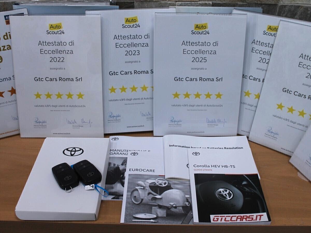 Toyota Corolla Active 1.8 Hybrid TS VIRTUAL TAGLIANDI TOYOTA UNIPRO IVA DEDUCIBILE