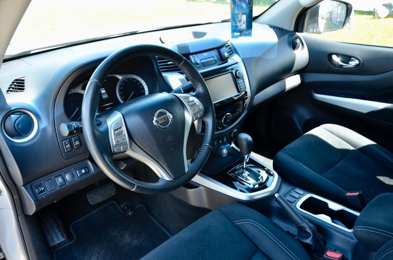 NISSAN NAVARA 2.3 DCI D.CAB 4wd 190cv AUTO, UFF ITALIANA, GANCIO TRAINO, RETRO 360°, PERMUTE