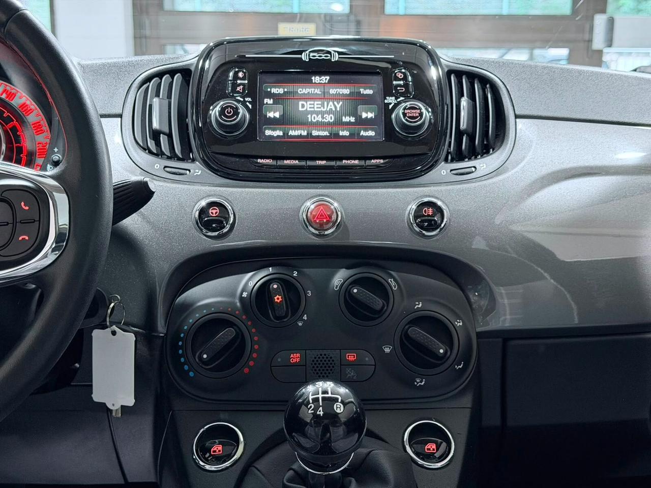 FIAT 500 1.2 69cv 89.000km 2018 TETTO PANORAMICO