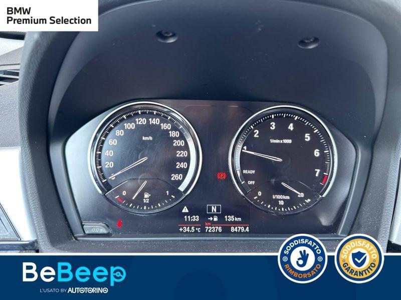 BMW X1 SDRIVE18I ADVANTAGE 136CV