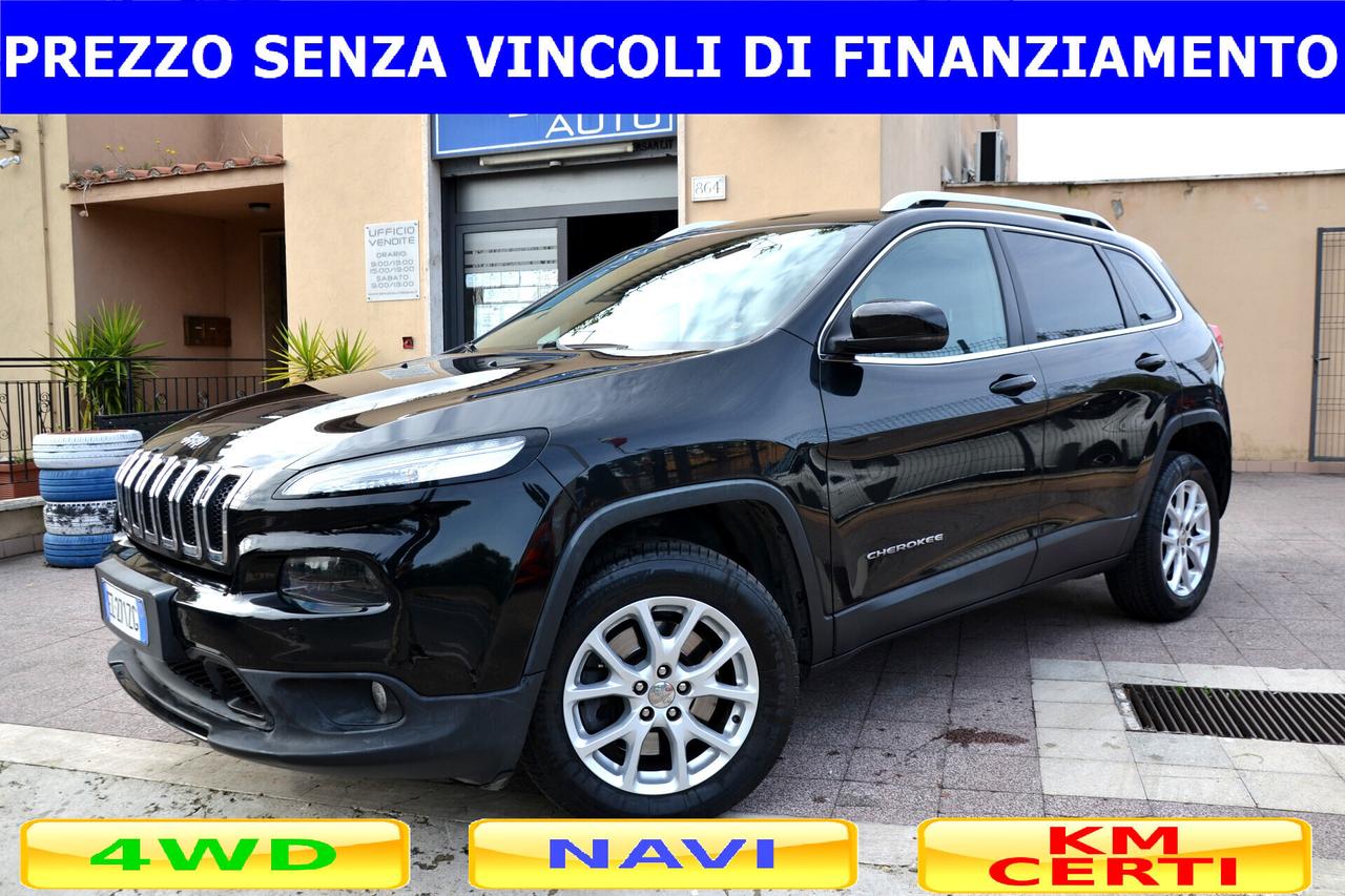 Jeep Cherokee 2.0 Mjt 170CV 4WD AUTOM.+ NAVI+PDC+LED+TEL+PRIVACY