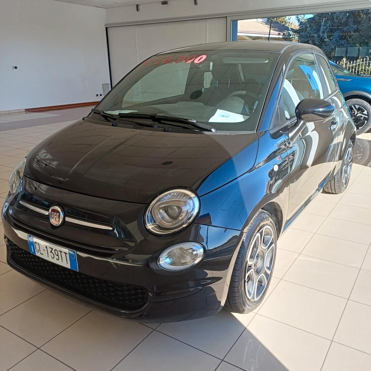 FIAT 500 1..0 HYBRID CLUB FULL OPTIONAL CON 59960KM OCCASIONE €10900