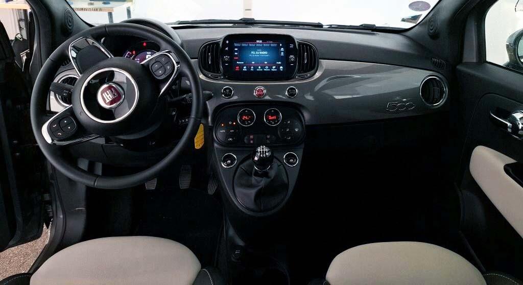Fiat 500 1.0 Hybrid Dolcevita Unico Proprietario Interni Pelle Bianca