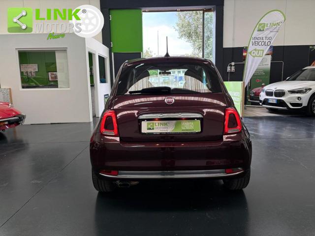 FIAT 500 1.2 Riva NEOP, KM CERT, TETTO, PELLE.