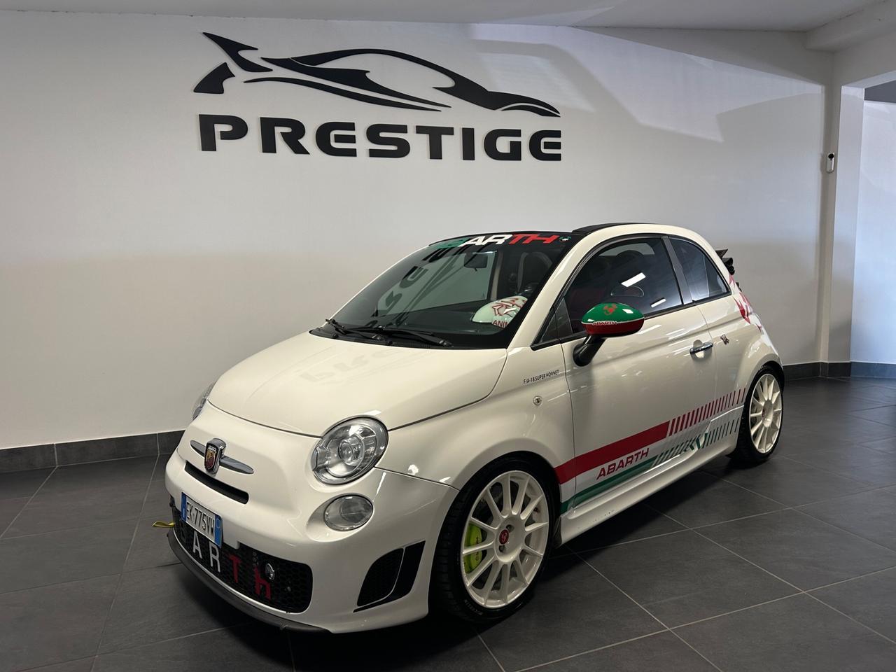 ABARTH CABRIO OVER 300CV MTA PELLE ROSSA PRONTA CONSEGNA
