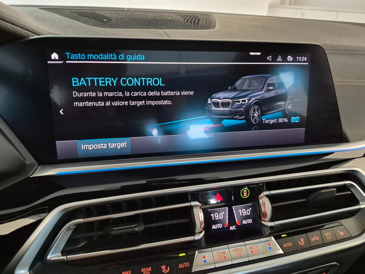 BMW X5 XDRIVE 45E MSPORT LASER PELLE TETTO SOSPENSIONI PNEUMATICHE FRENI M BLU C.21" ADAS 1 PROPRIETARIO