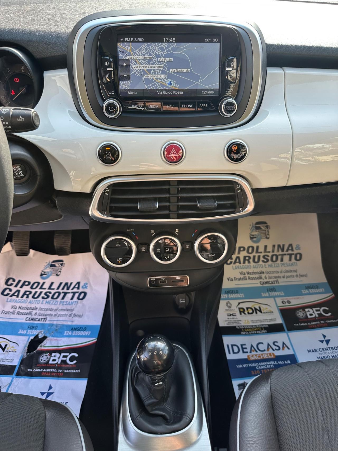 Fiat 500X 1.6 MTJ 120 CV Lounge 6/2016 KM 1720000 CERT 1PROP