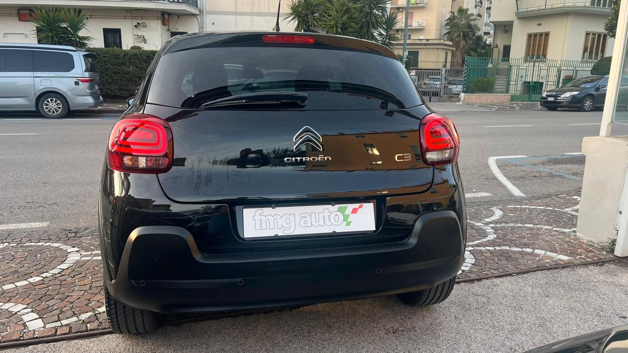 Citroen C3 PureTech 110 S&S EAT6 Max KM 21.295 NERO