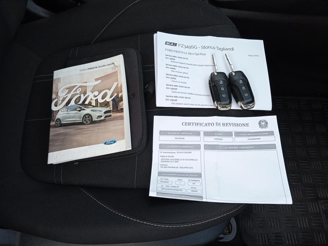 Ford Fiesta 1.1 75 CV GPL ORIGINALE 5 porte Business