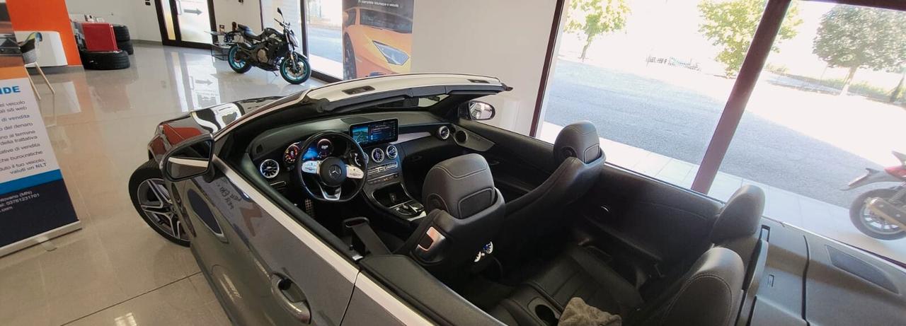BELLISSIMA-IMPECCABILE-COME NUOVA-Mercedes-benz C 220 d Auto Cabrio Premium Plus.