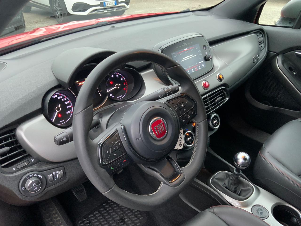 Fiat 500X 1.0 T3 120 CV Cross ROSSA TETTO NERO
