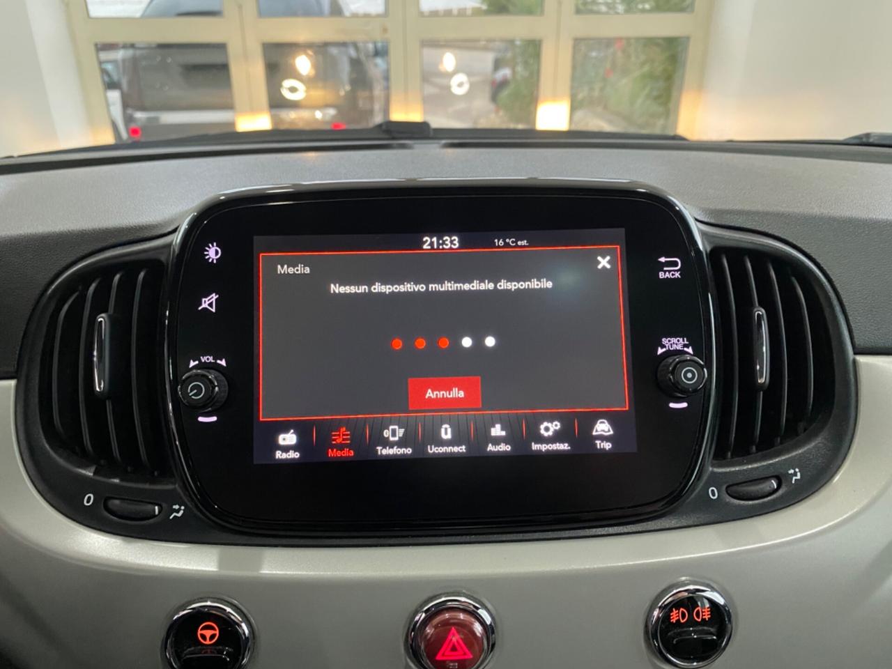 Fiat 500 1.2 Rockstar TETTO/NAVI/CARPLAY2021