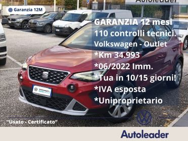 Seat Arona 1.0 TGI XPERIENCE SOLI 34mila km