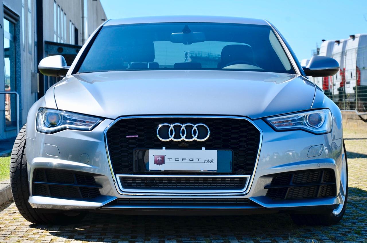 AUDI A6 3.0 TDI S-LINE INT+EXT QUATTRO 218cv S-TRONIC, UFF ITALIANA, EURO 6B, XENO, 20", PELLE, PERMUTE