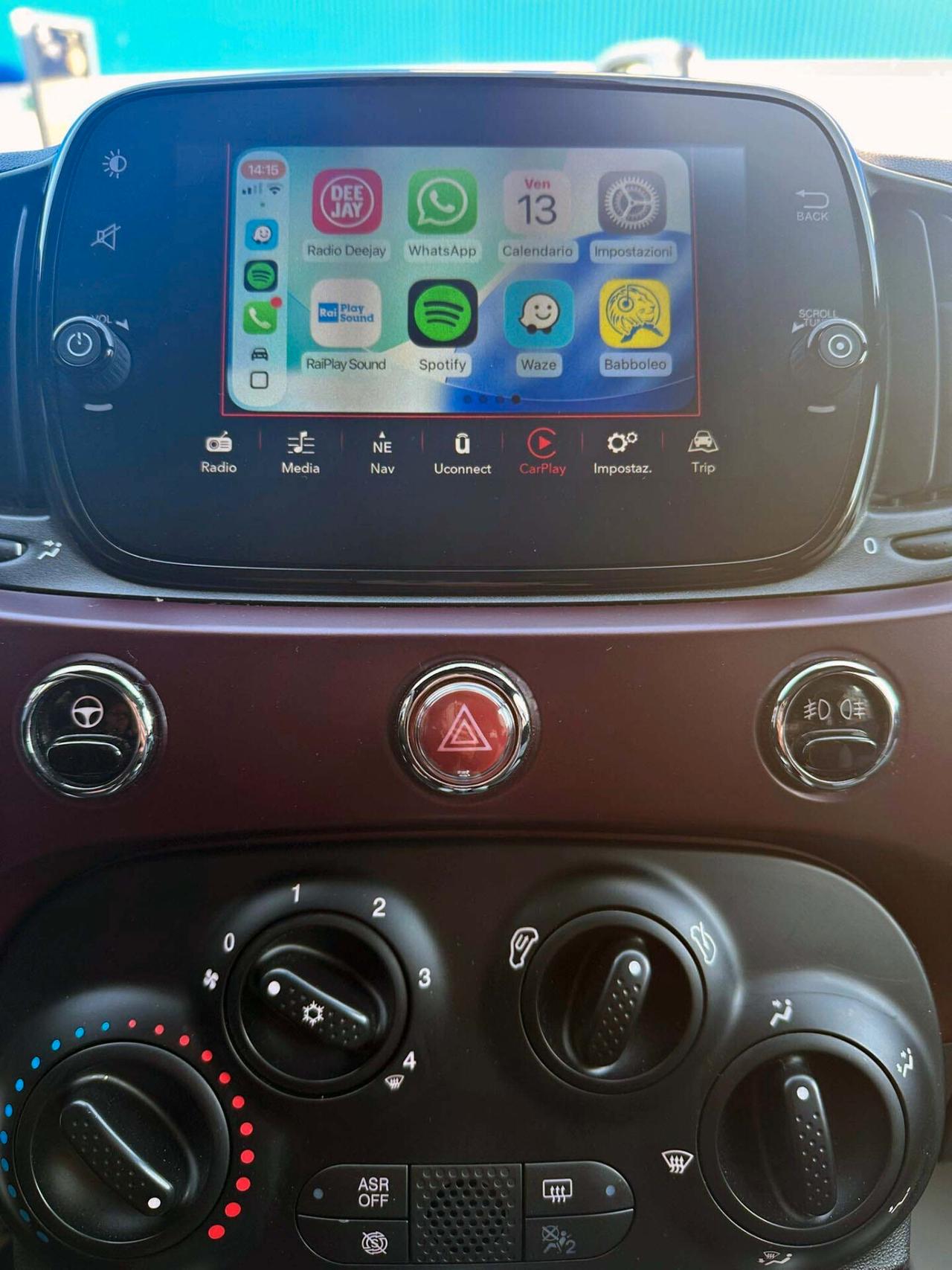 Fiat 500 1.0 Hybrid Star Interni in Pelle TOP GAMMA Car Play Cerchi Lega 16