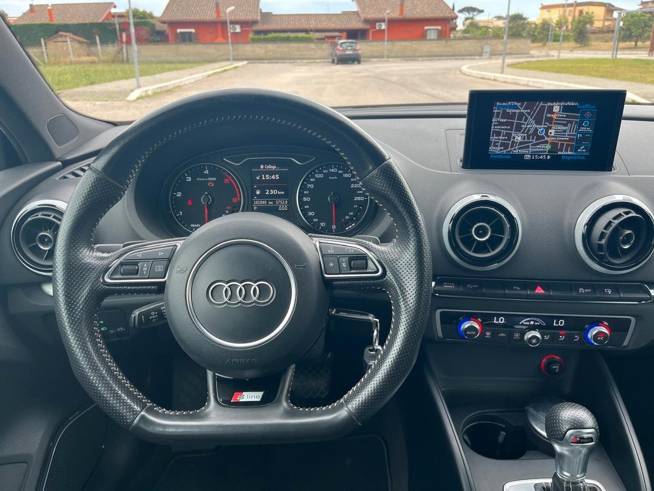 Audi A3 1.6 TDI 116cv S LINE/FULL LED/FULL OPTIONAL/UNICO PROPRIETARIO