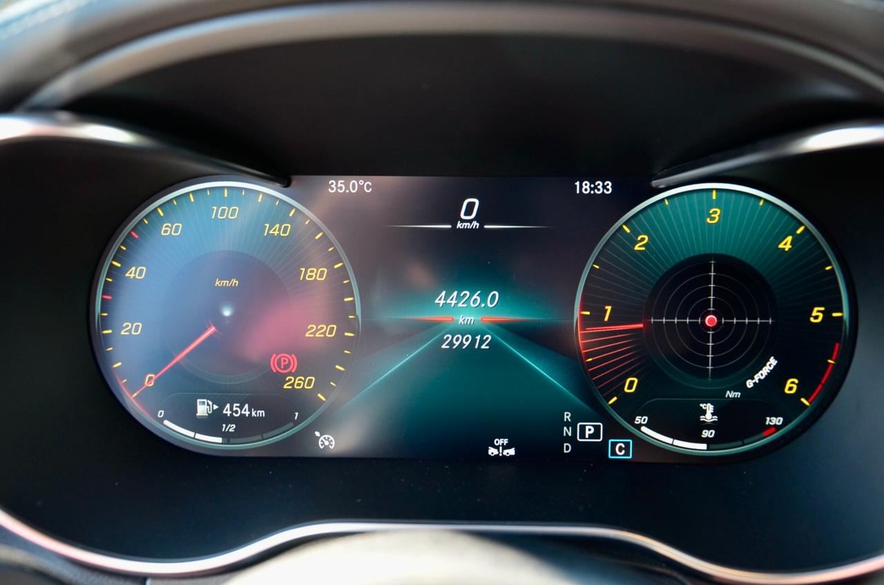 MERCEDES-BENZ GLC COUPE 300d PREMIUM AMG 4MATIC 245cv AUTO, UNICOPROP, SERVICE MERCEDES, UFF ITALIANA, EURO 6D, TETTO, NIGHT PACK, FARI LED, RETROCAMERA, PERMUTE