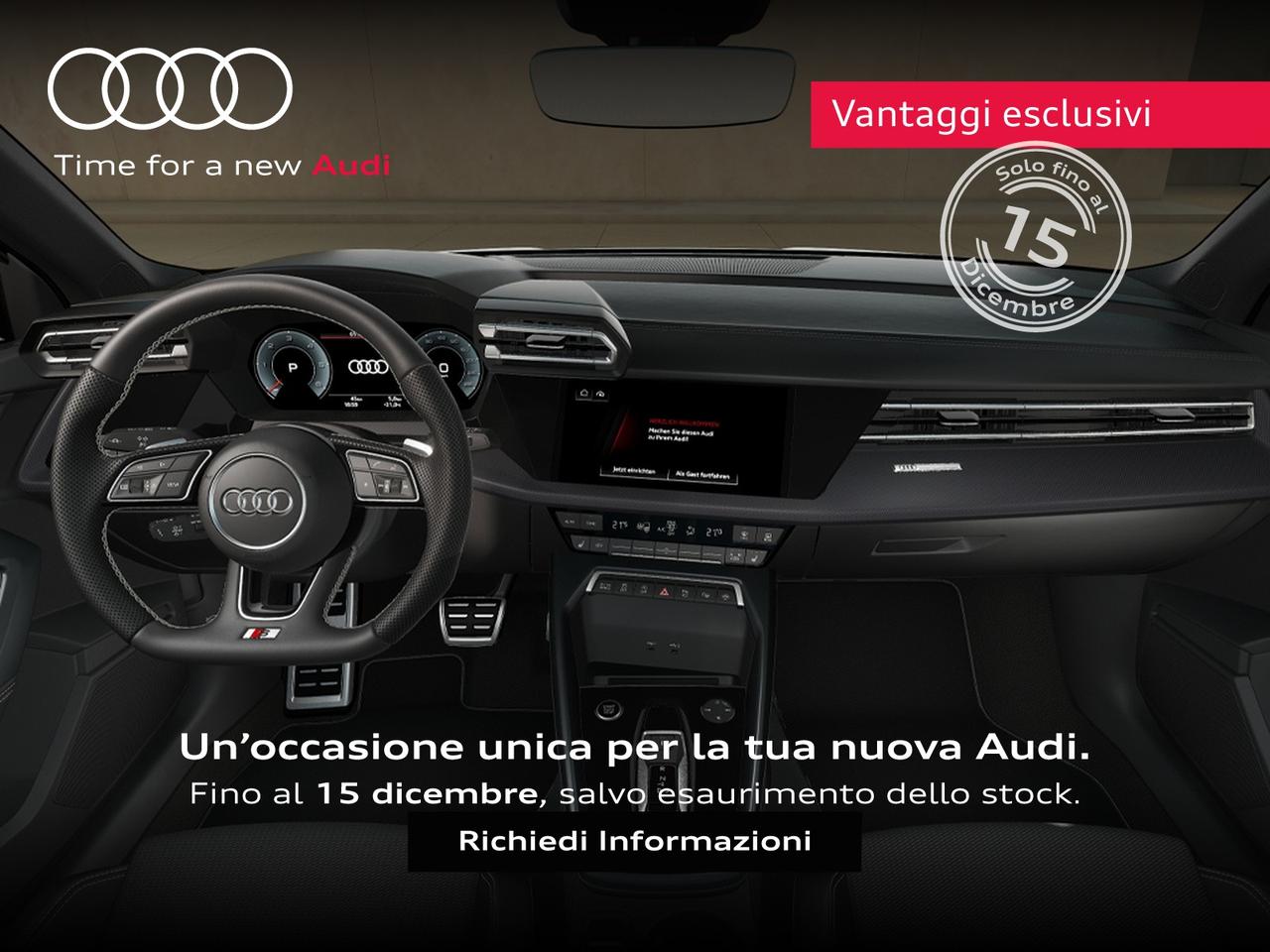 Audi A3 allstreet 2.0 tdi identity contrast 150cv s-tronic