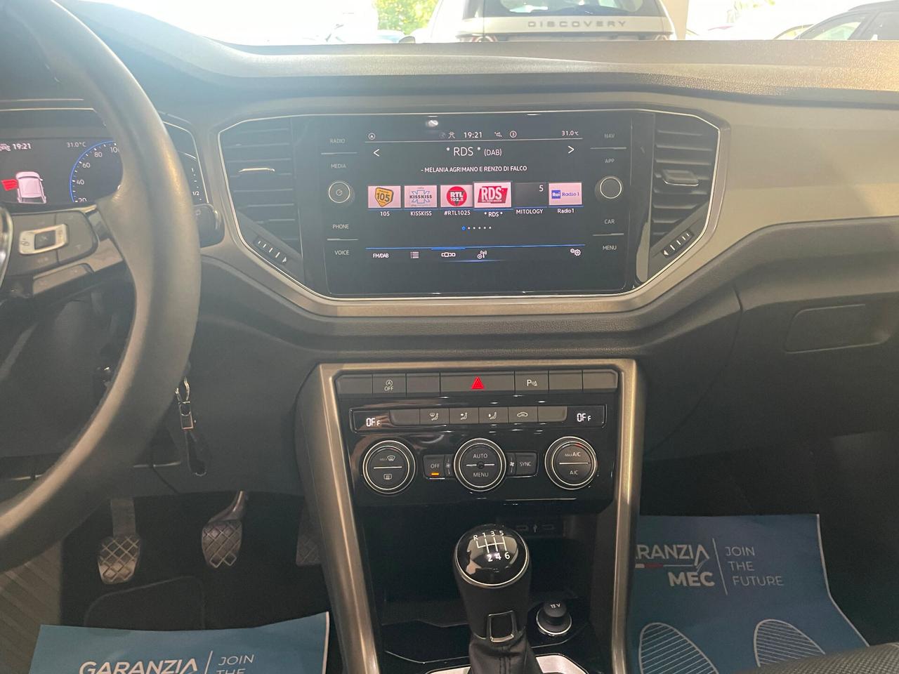 DA 225€ AL MESE T-ROC 2021 2.0 TDI 116 CV COCKPIT